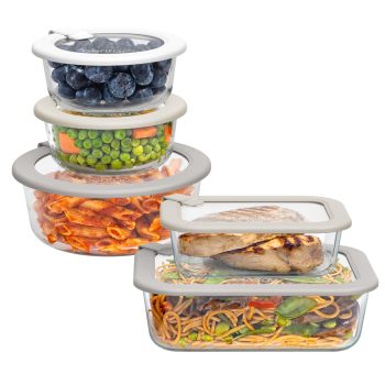 Bentgo Signature Glass Food Storage Set (10-Piece)